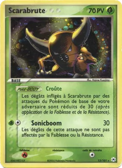 Scarabrute 13/101 — EX Légendes Oubliées — Français — Holo