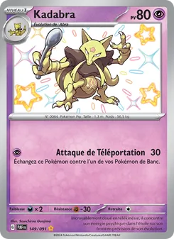 Kadabra 149/091 — Destinées de Paldea — Français
