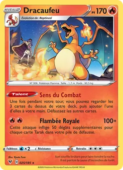 Dracaufeu 025/185 — Voltage Éclatant — Français