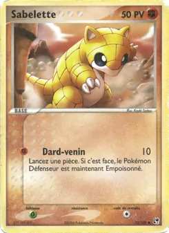 Sabelette 75/100 — EX Tempête de sable — Français