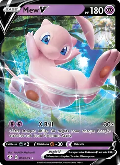 Mew V 069/189 — Ténèbres Embrasées — Français