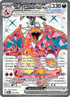 Dracaufeu-ex 215 — Flammes Obsidiennes — Français — Full Art