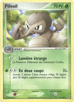 Pifeuil 43/107 — EX Deoxys — Français