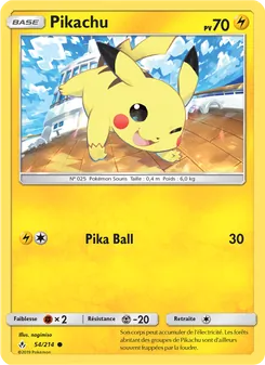 Pikachu 54/214 — Alliance Infaillible — Français
