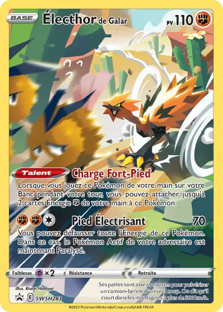 Électhor de Galar SWSH283 — Promo SWSH — Français — Illustration Rare (AR)