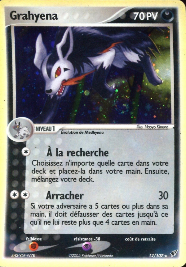 Grahyéna 12/107 — EX Deoxys — Français — Holo Stamp