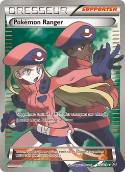 Pokémon Ranger 113/114 — Offensive Vapeur — Français — Full Art
