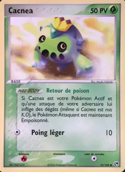 Cacnea 57/100 — EX Tempête de sable — Français — Reverse