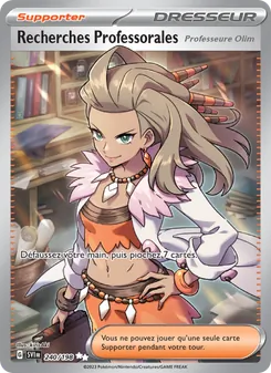 Recherches Professorales 240/198 — Écarlate et Violet — Français — Full Art