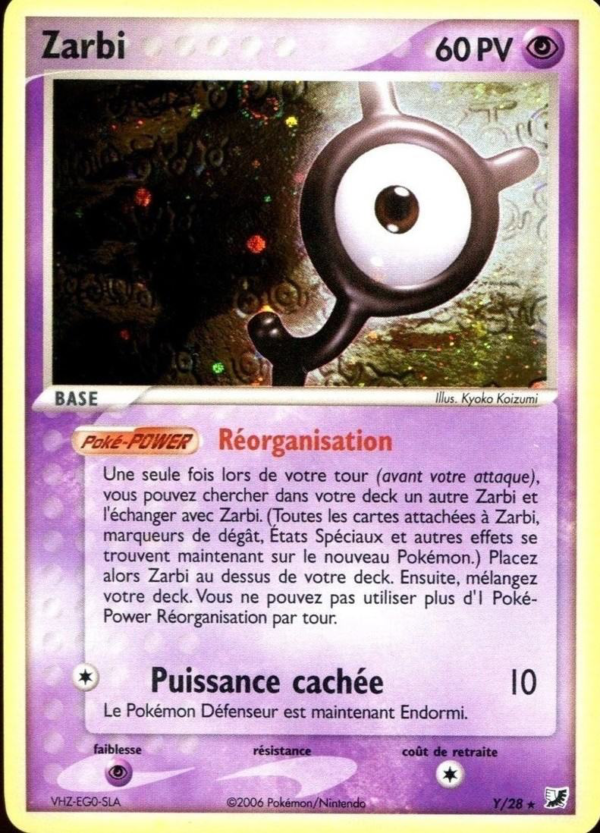 Zarbi Y Y/28 — EX Forces Cachées — Français — Holo