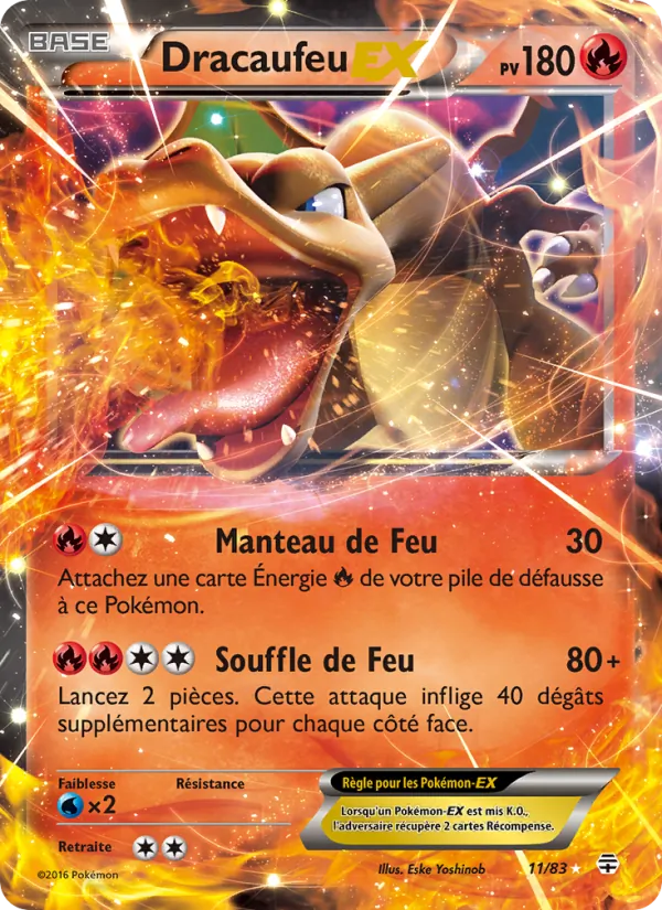 Dracaufeu EX 11/83 — Générations — Français