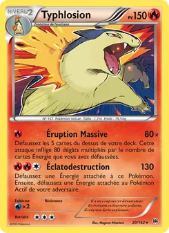 Typhlosion 20/162 — Impulsion Turbo — Français — Holo