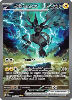 Zekrom-ex 166/086 — Foudre Noire — Français — Special Illustration Rare (ALT)