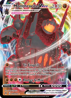 Monthracite VMAX 099/185 — Voltage Éclatant — Français — Full Art