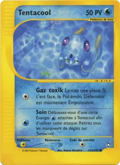 Tentacool 113/147 — Aquapolis — Français