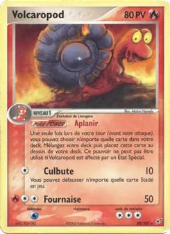 Volcaropod 20/107 — EX Deoxys — Français — Holo Stamp