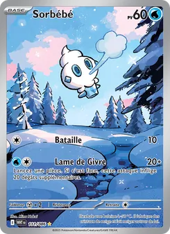 Sorbébé 111/086 — Flamme Blanche — Français — Illustration Rare (AR)