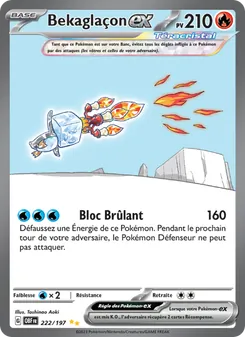 Bekaglaçon-ex 222/197 — Flammes Obsidiennes — Français — Special Illustration Rare (ALT)