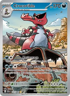 Crocorible 137/086 — Foudre Noire — Français — Illustration Rare (AR)