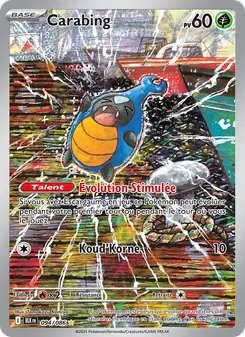Carabing 094/086 — Foudre Noire — Français — Illustration Rare (AR)