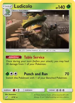 Ludicolo 2/18 — Détective Pikachu — Français — Holo