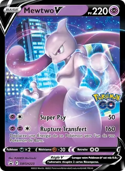 Mewtwo V SWSH223 — Promo SWSH — Français