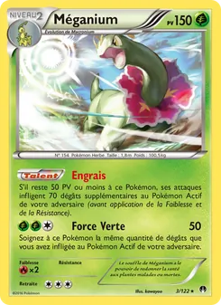 Méganium 3/122 — Rupture Turbo — Français — Holo